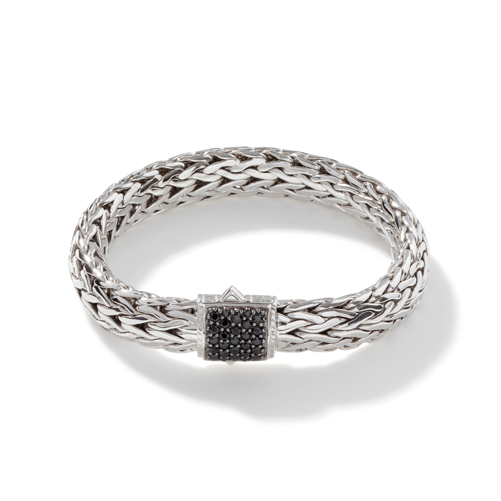 Icon Bracelet, Sterling Silver, Pavé, 10.5MM – John Hardy