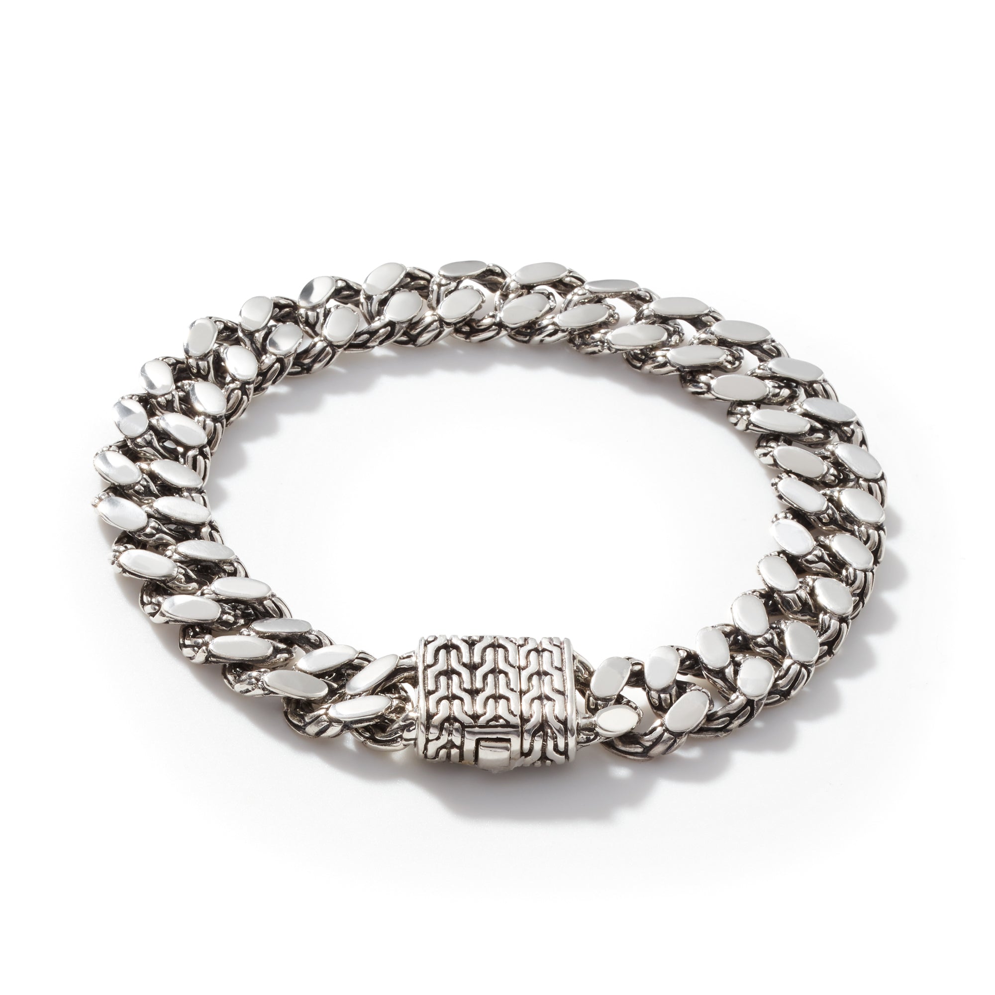 Curb Chain Bracelet, Sterling Silver, 11MM|BM99753