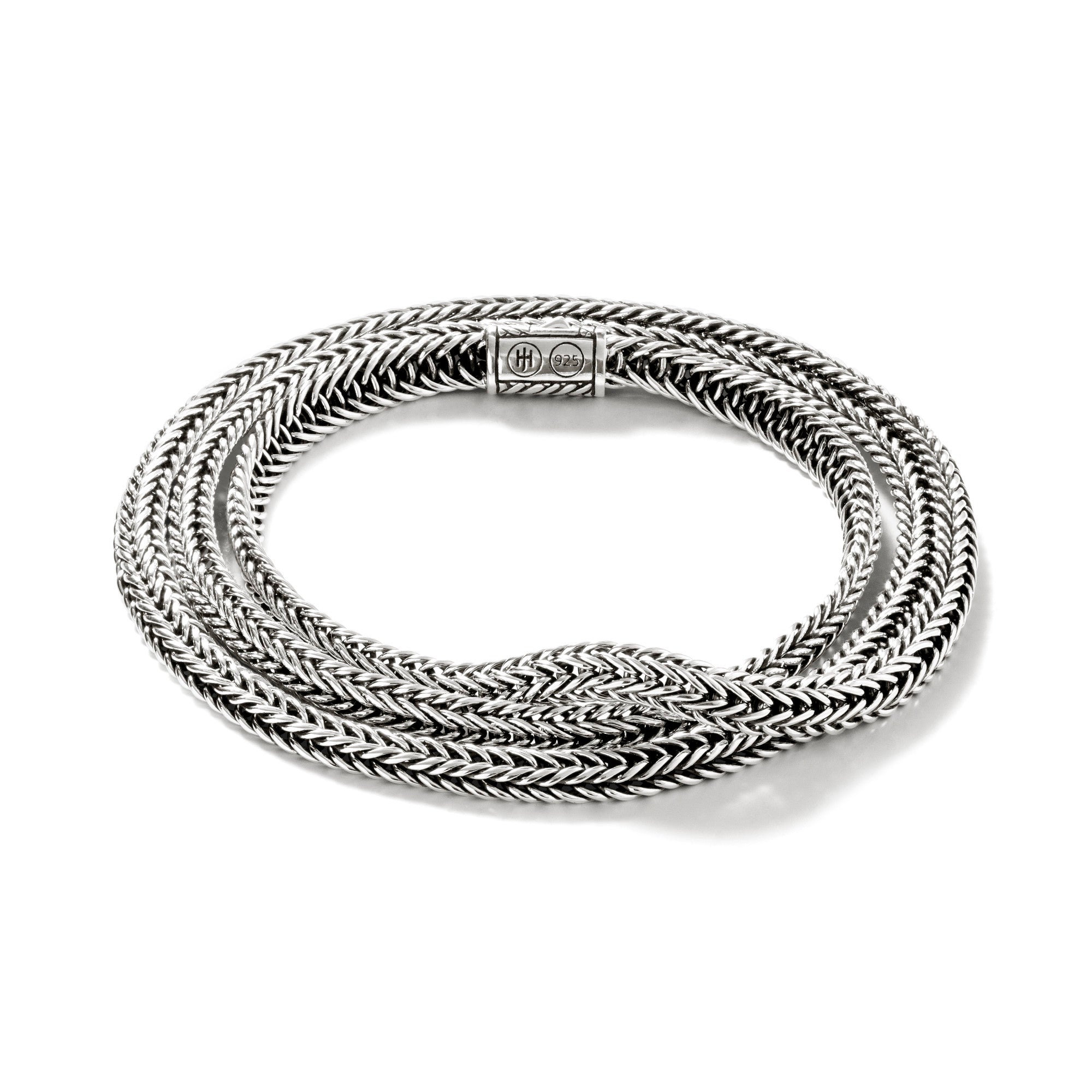 Kami Chain Triple Wrap, Silver, 4.5MM|BU900824 – John Hardy