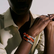 Bracelet John Hardy Icon Wrap, Sterling Silver, Leather|BU901047OR