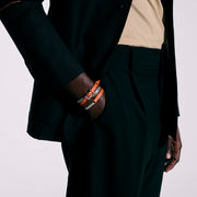 Bracelet John Hardy Icon Wrap, Sterling Silver, Leather|BU901047OR