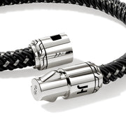 Bracelet John Hardy Cord Bracelet, Sterling Silver, Rubber|BU98688BLST