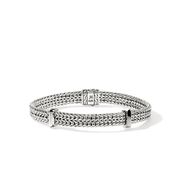 Icon Link Bracelet, Sterling Silver, 6MM|BU98978