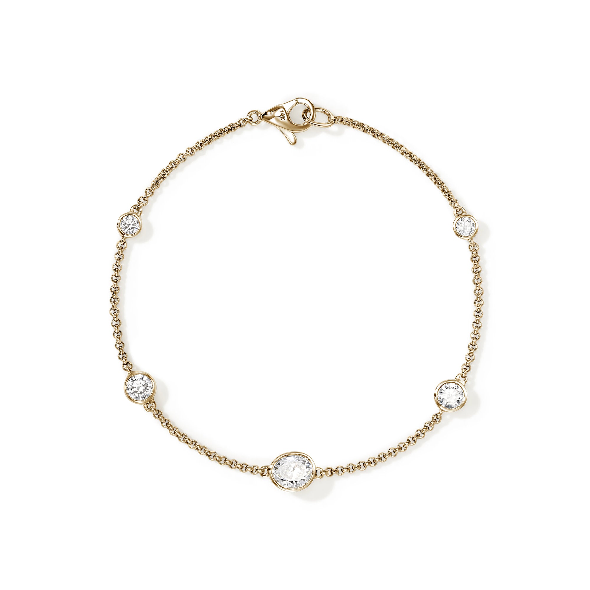JH Lovestruck™ Station Bracelet, Gold, Diamonds, 1.45TCW