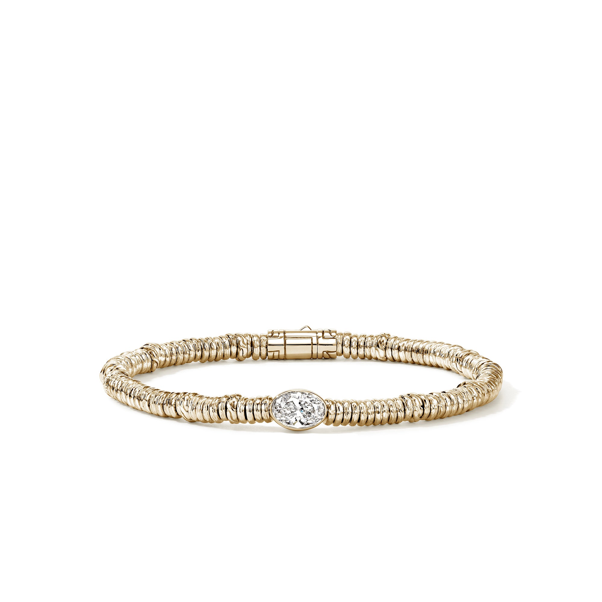JH Lovestruck™ Heishi Bracelet, Gold, Diamond, 1.0TCW