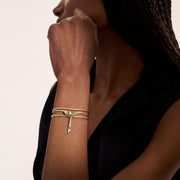 Bracelet John Hardy Naga Wrap, Gold, Diamonds, 2.5MM|BUGGX603422DI