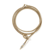 Bracelet John Hardy Naga Wrap, Gold, Diamonds, 2.5MM|BUGGX603422DI
