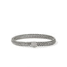 Icon Bracelet, Sterling Silver, Diamonds, 6.5MM|BUP9909042DI