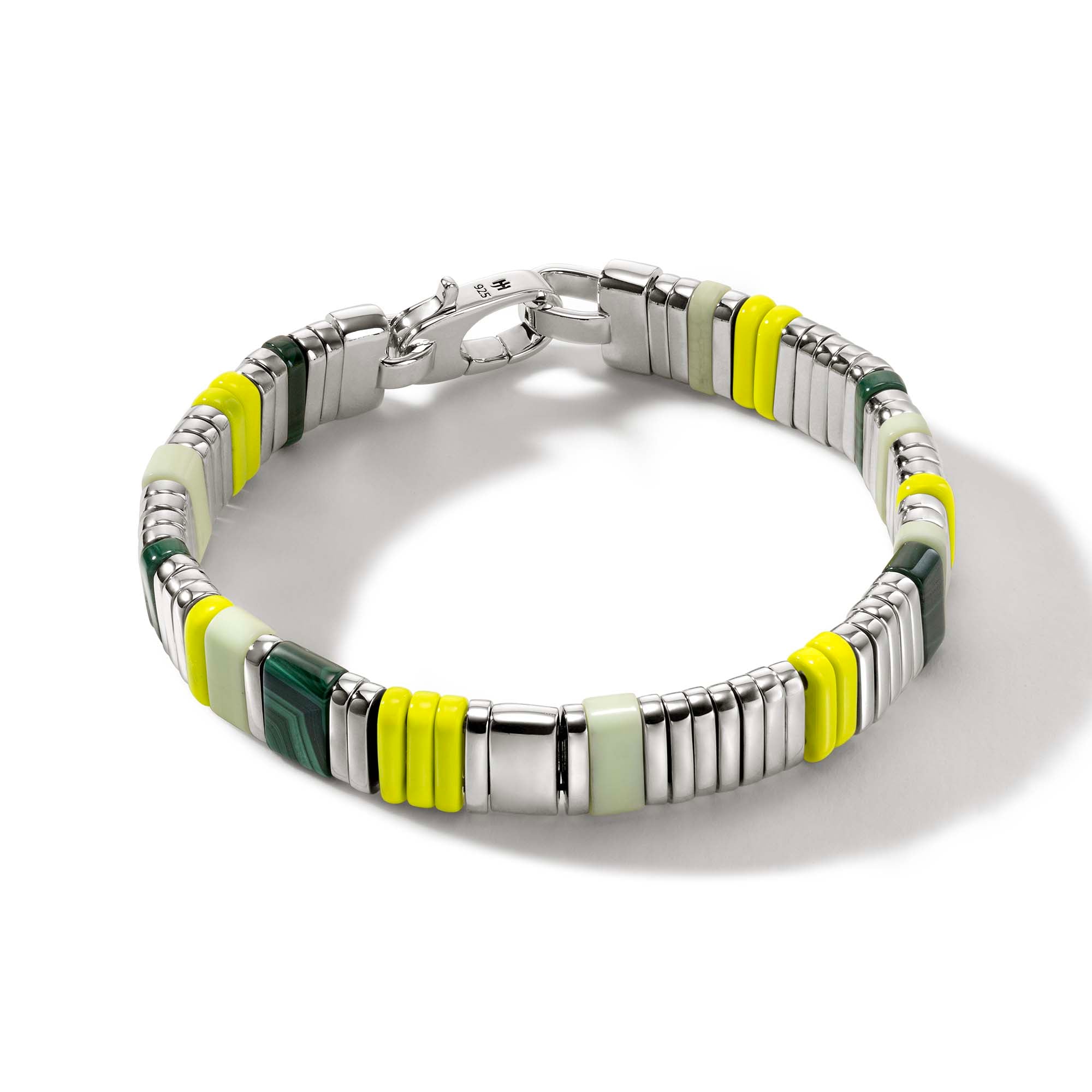 Colorblock Bracelet, Silver|BUS9010521YLMHLMS – John Hardy