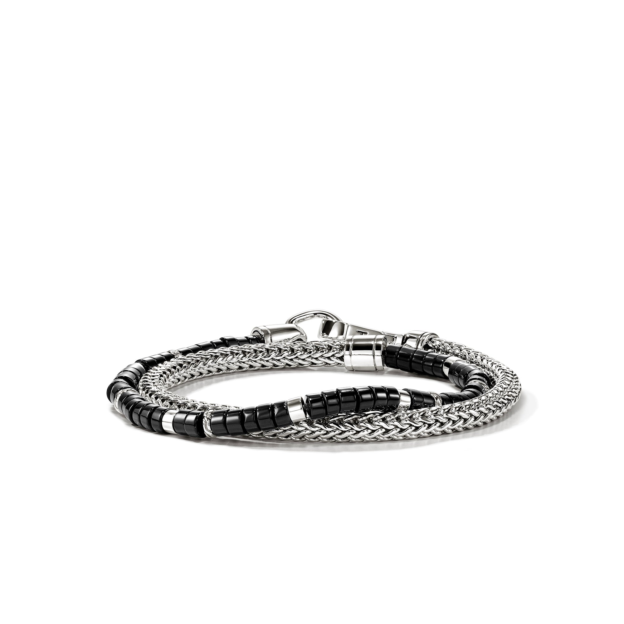 Heishi Chain Wrap, Sterling Silver, Hardstones, 4MM|BUS9012551BON