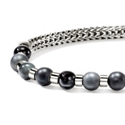 Beaded Bracelet, Sterling Silver, Hardstones|BUS989601BONHE