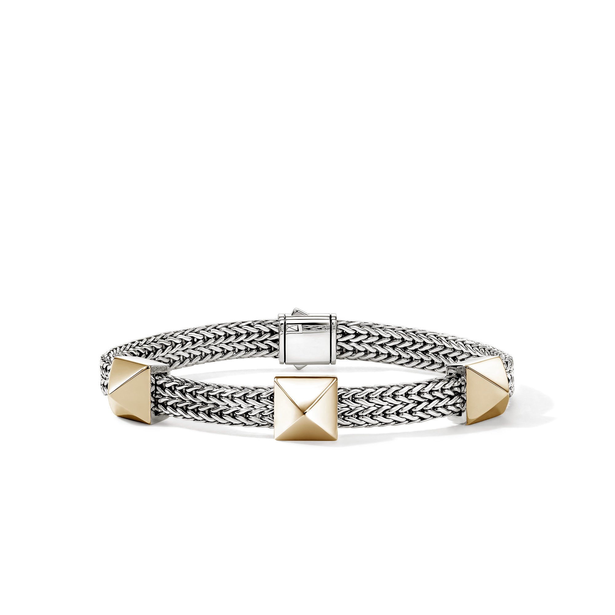 Icon Stud Bracelet, Gold, Sterling Silver, 6MM – John Hardy