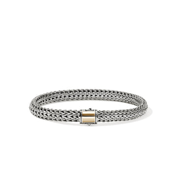Icon Bracelet, Gold, Sterling Silver, 6.5MM|BUZZ990904