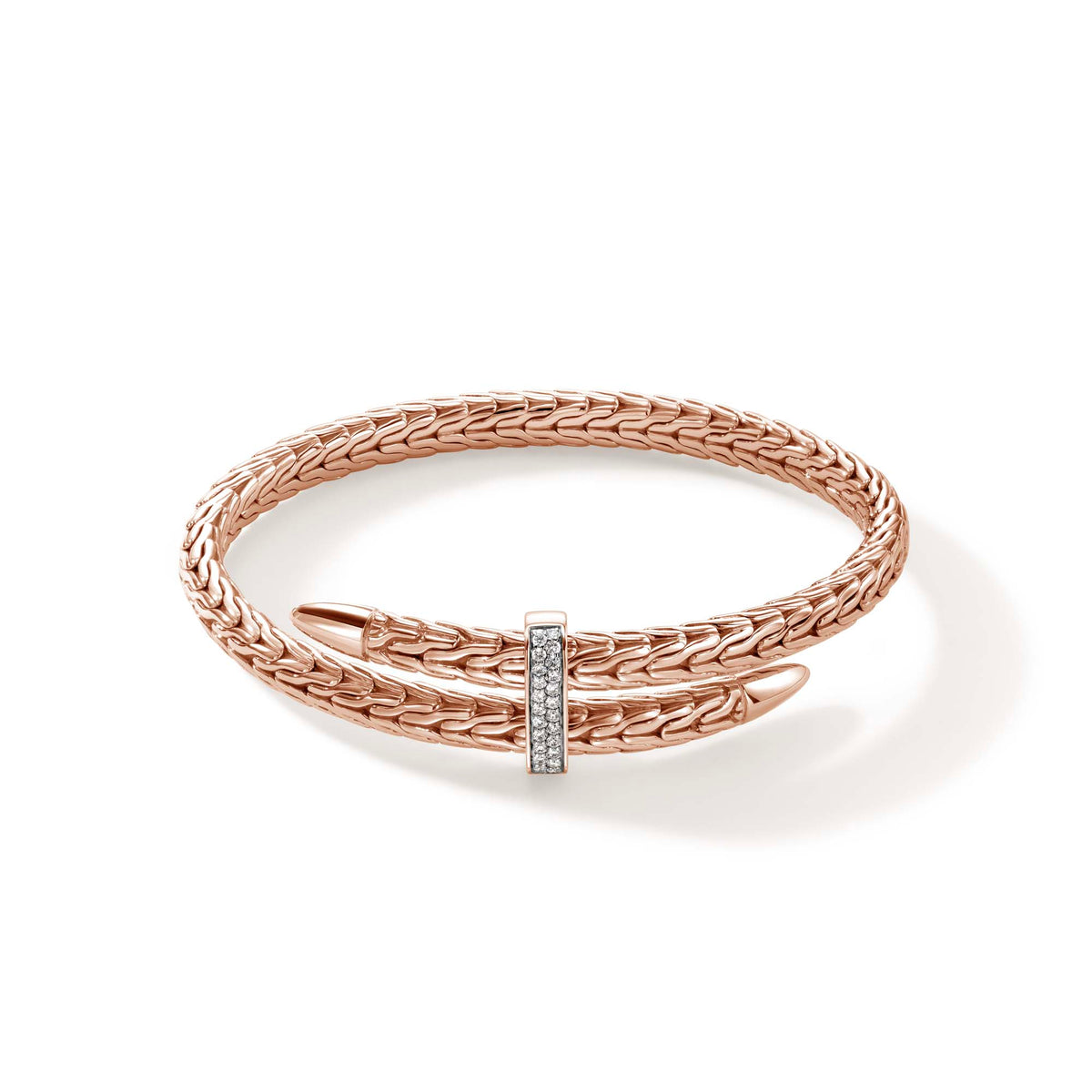Spear Flex Cuff, Rose Gold, Diamonds, 5.5MM|CGGX9011072RDI – John 