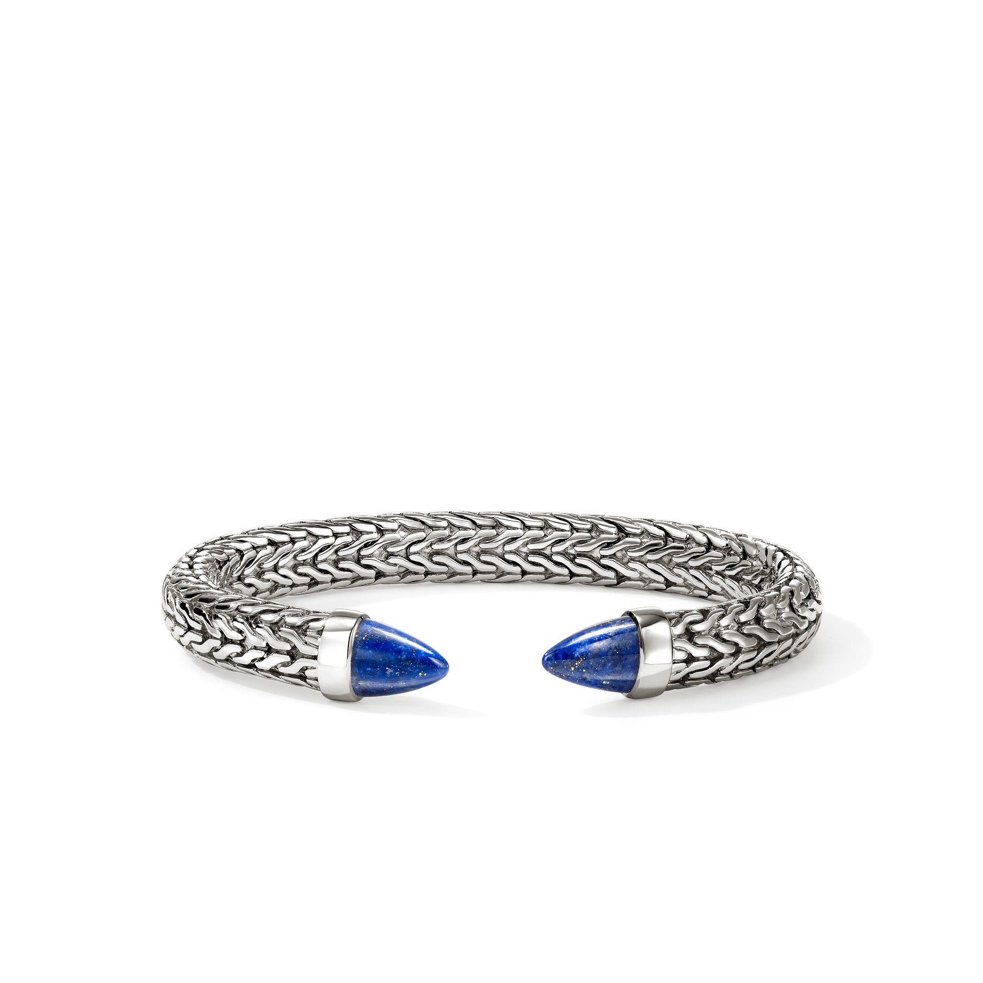 Spear 50 Flex Cuff, Sterling Silver, Lapis Lazuli – John Hardy