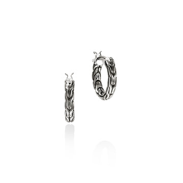 JH Essential Hoop Earrings, Sterling Silver, 14MM|EB98922