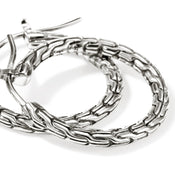 JH Essential Hoop Earrings, Sterling Silver, 22MM|EB98923