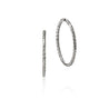 JH Essential Flex Hoop Earrings, Sterling Silver, 39MM|EB98924
