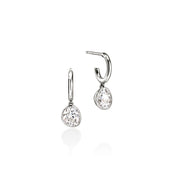 JH Lovestruck™ Hoop Earrings, Sterling Silver, Diamonds, 1.5TCW|EBP43006LGD