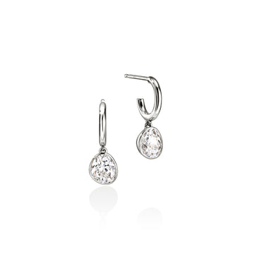 JH Lovestruck™ Hoop Earrings, Sterling Silver, Diamonds, 1.5TCW|EBP43006LGD