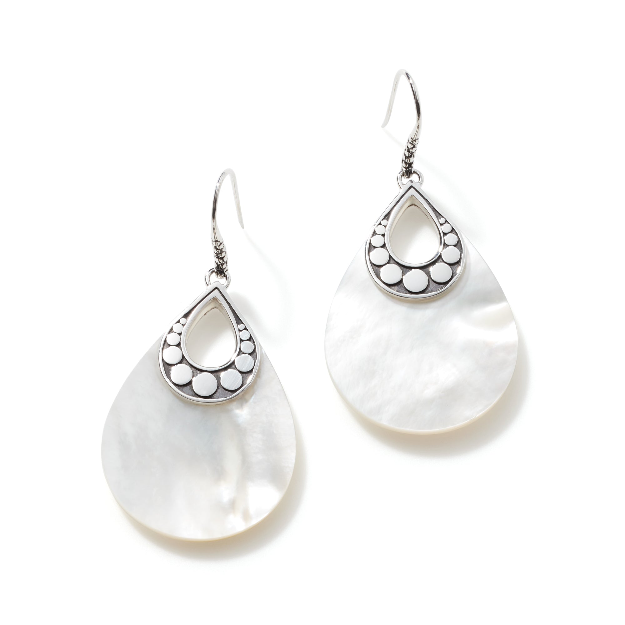 Ivory & Co. Crystal and Faux Pearl Drop Hook Earrings, Silver/White at John  Lewis & Partners