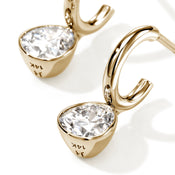 JH Lovestruck™ Hoop Earrings, Gold, Diamonds, 1.5TCW|EGGX43006LGD
