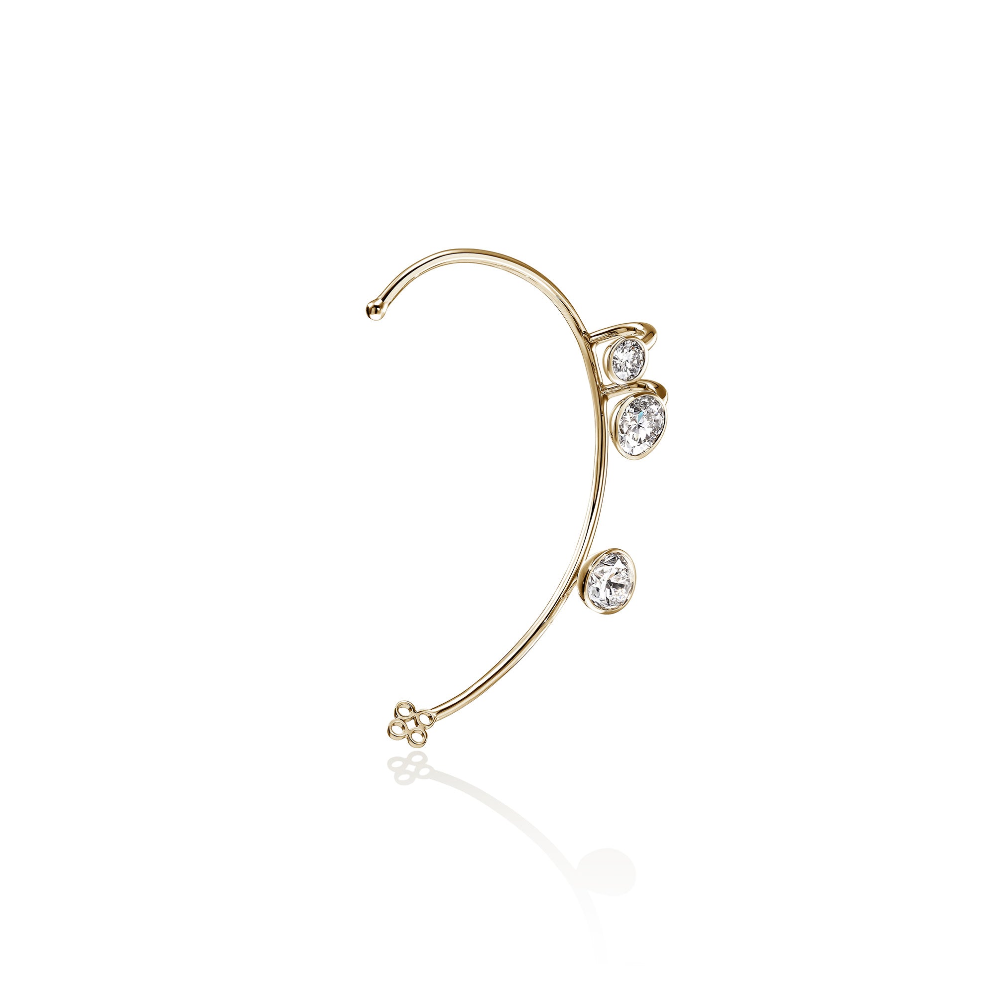 JH Lovestruck™ Ear Cuff, Gold, Diamonds, 1.75TCW|EGGX43049LGD
