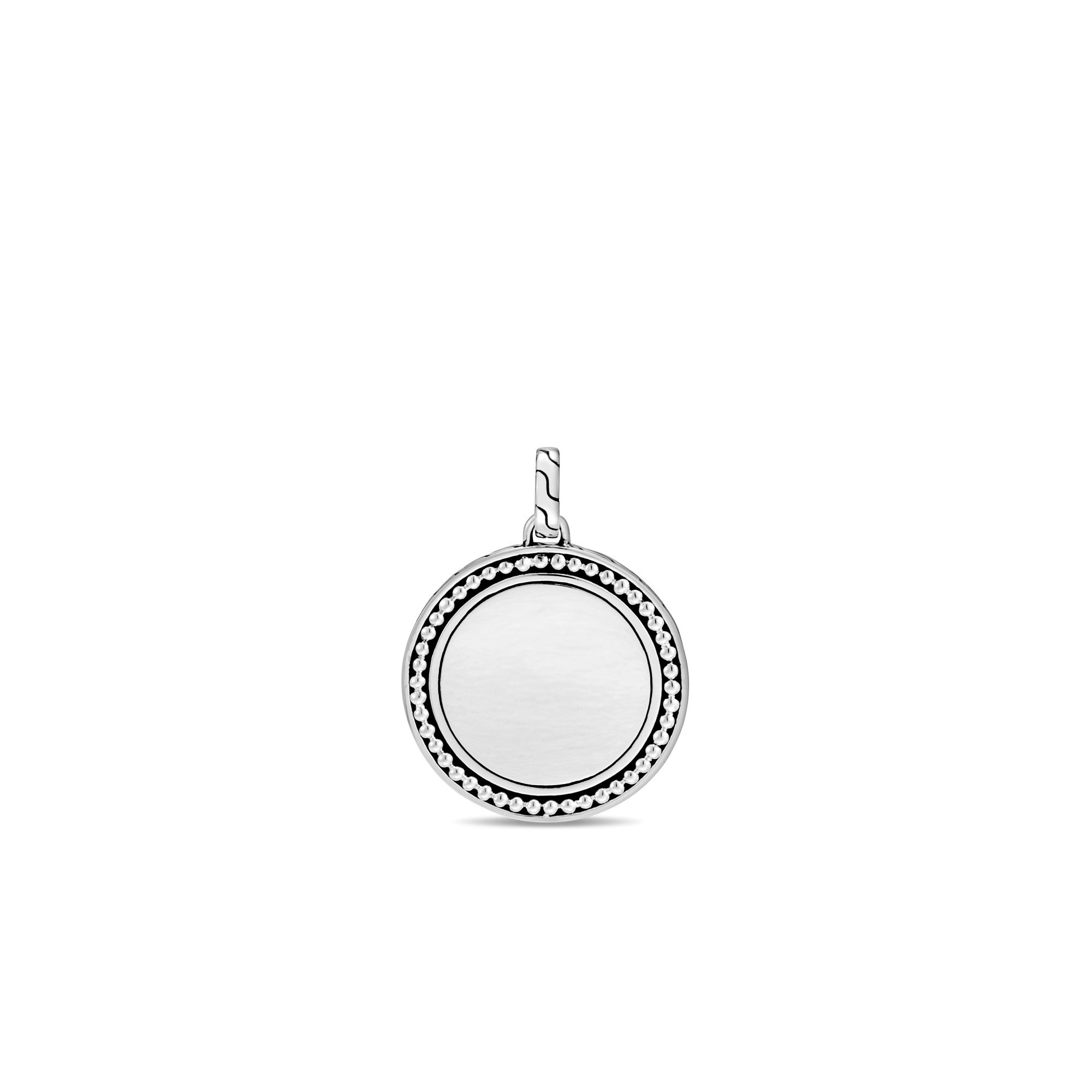 Carved Chain Silver|HB90449 John Pendant, – Hardy Sterling