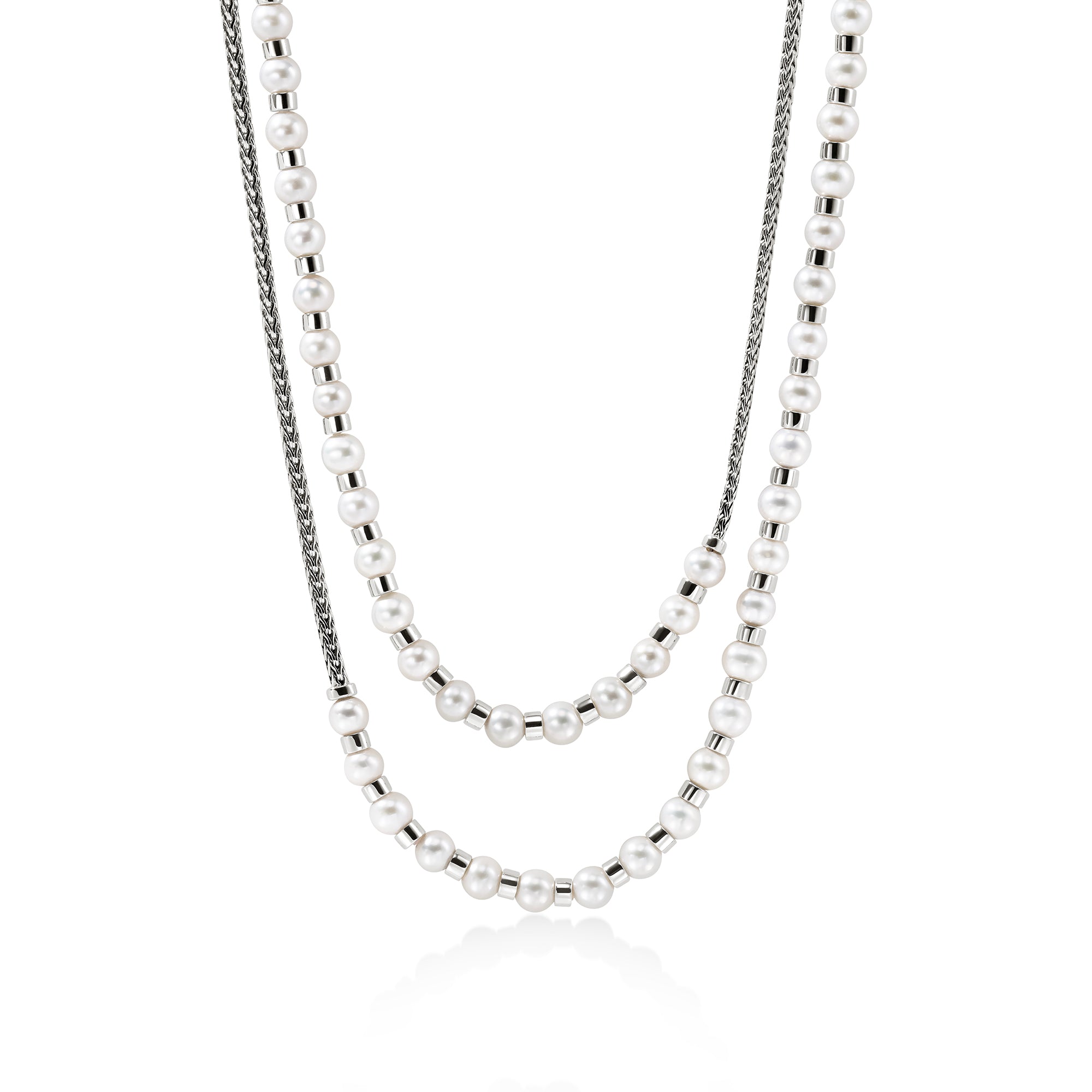 HARDWEAR PEARL WRAP NECKLACE