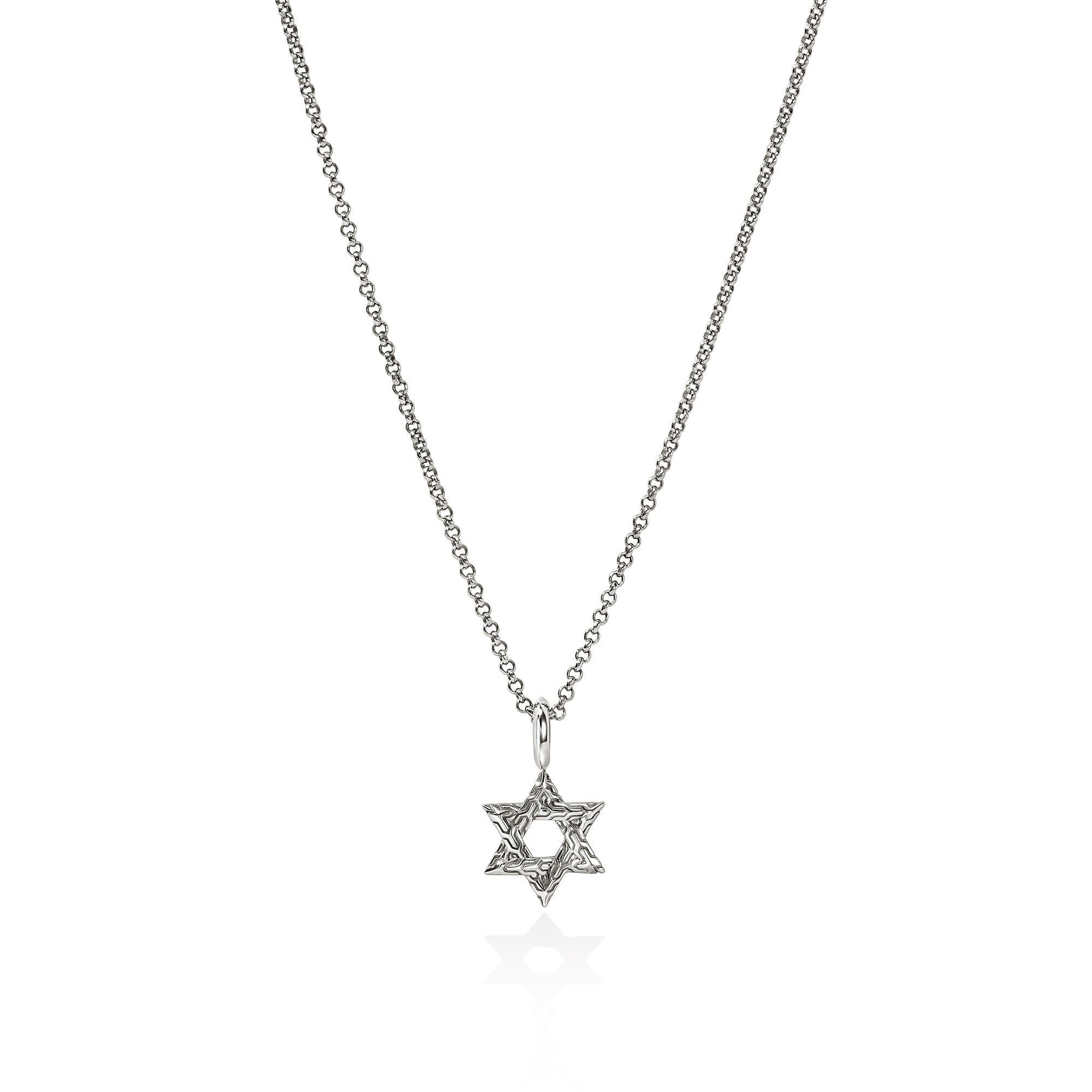JH Essential Star of David Necklace, Sterling Silver – John Hardy