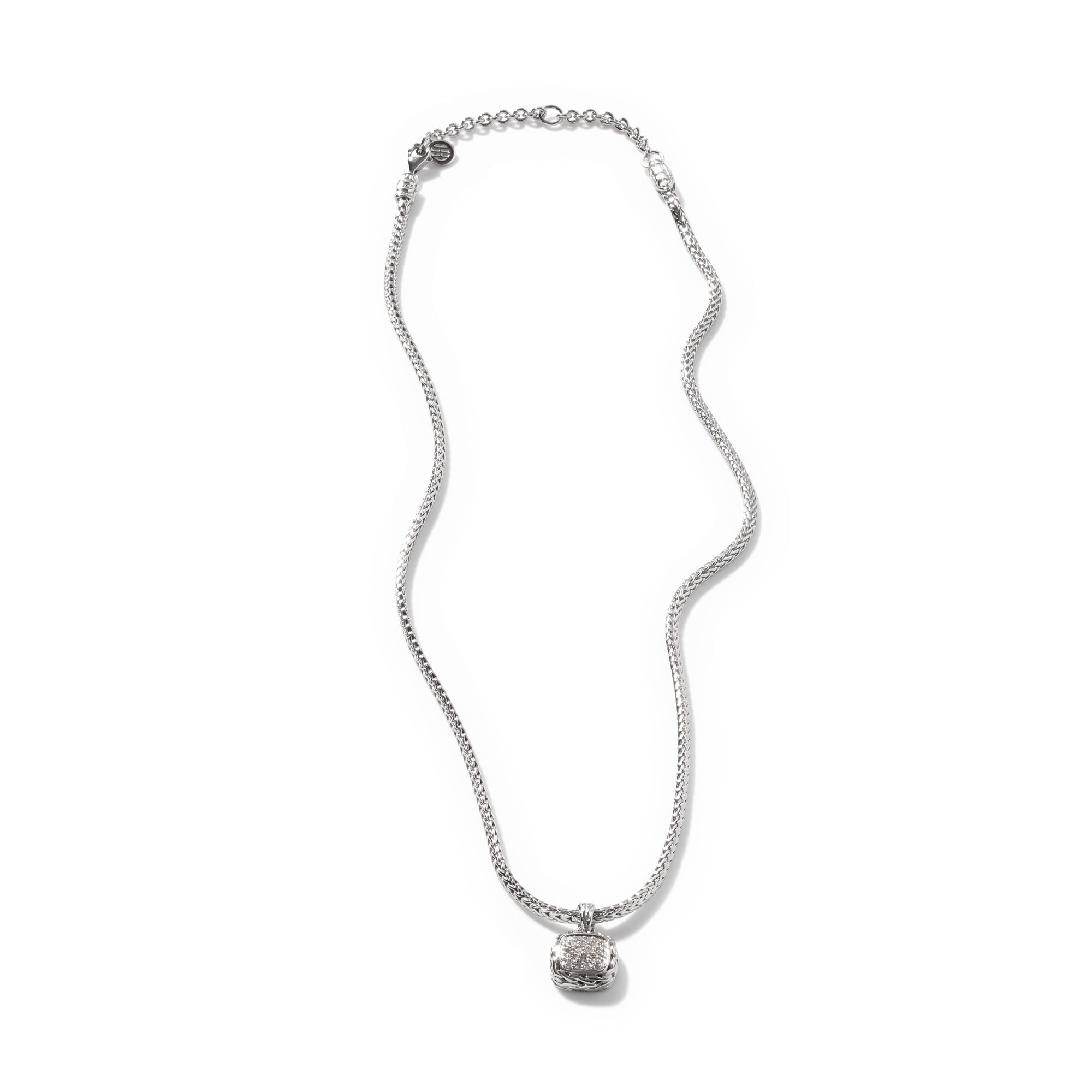 John Hardy Men's Heishi Bead Sterling Silver Necklace Chain