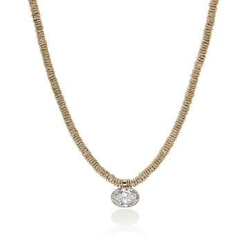JH Lovestruck™ Heishi Pendant Necklace, Gold, Diamond, 5.0TCW|NGGX43034LGD
