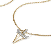 Necklace John Hardy Shark Tooth Talisman Necklace, Gold, Diamonds|NGGX9012242DI