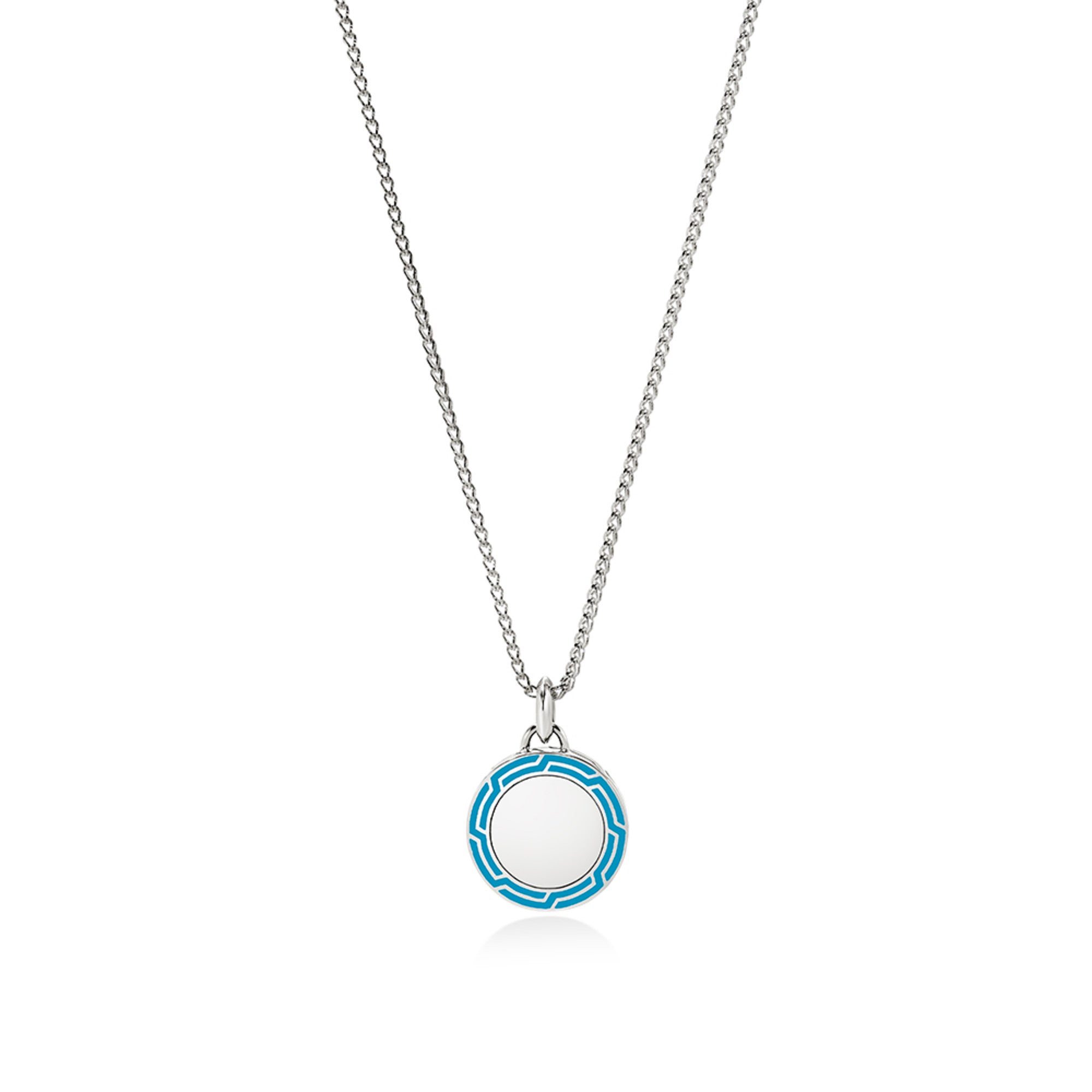Tag Necklace, Sterling Silver, Enamel|NM901156BU – John Hardy
