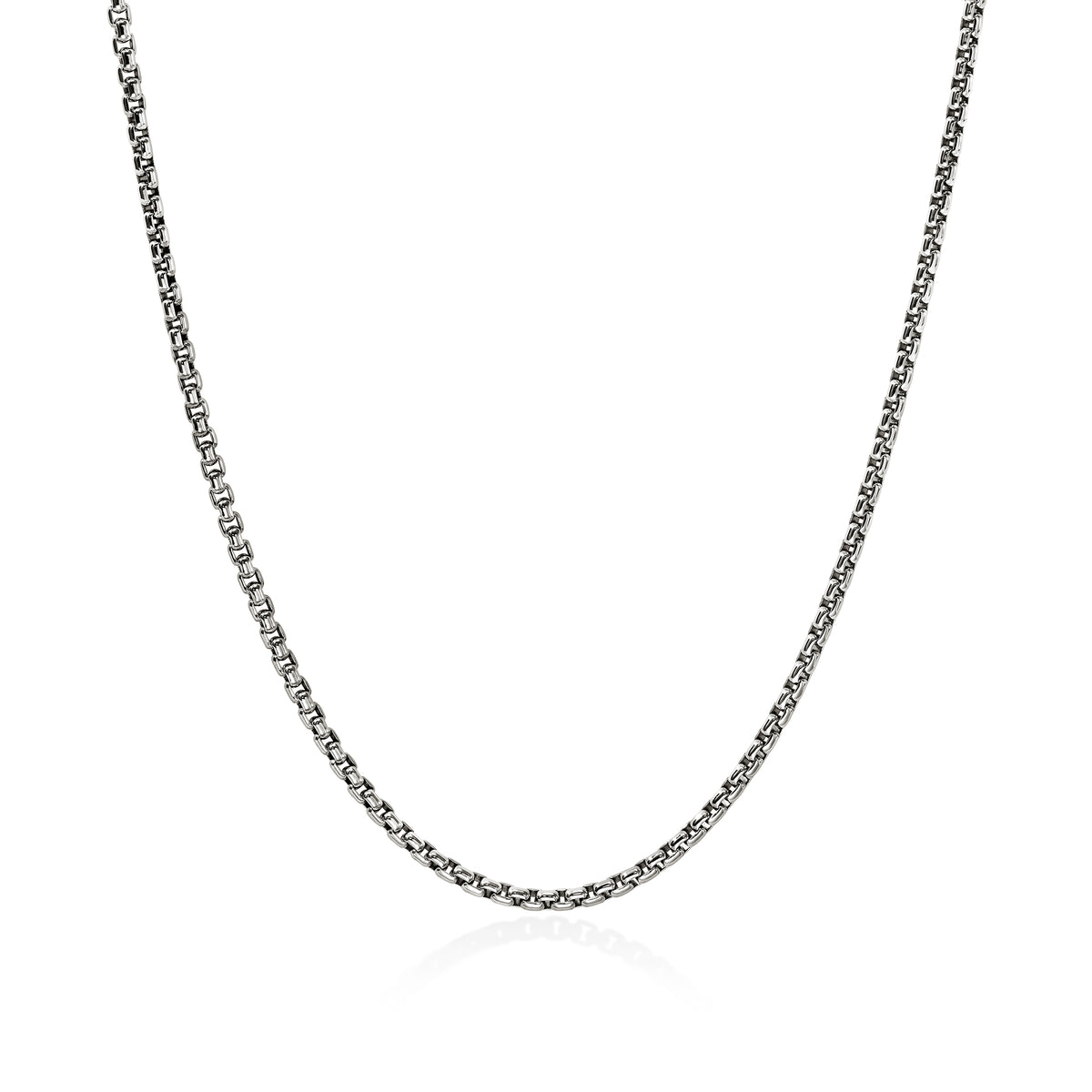 Box Chain Necklace, Sterling Silver, 2.7MM – John Hardy