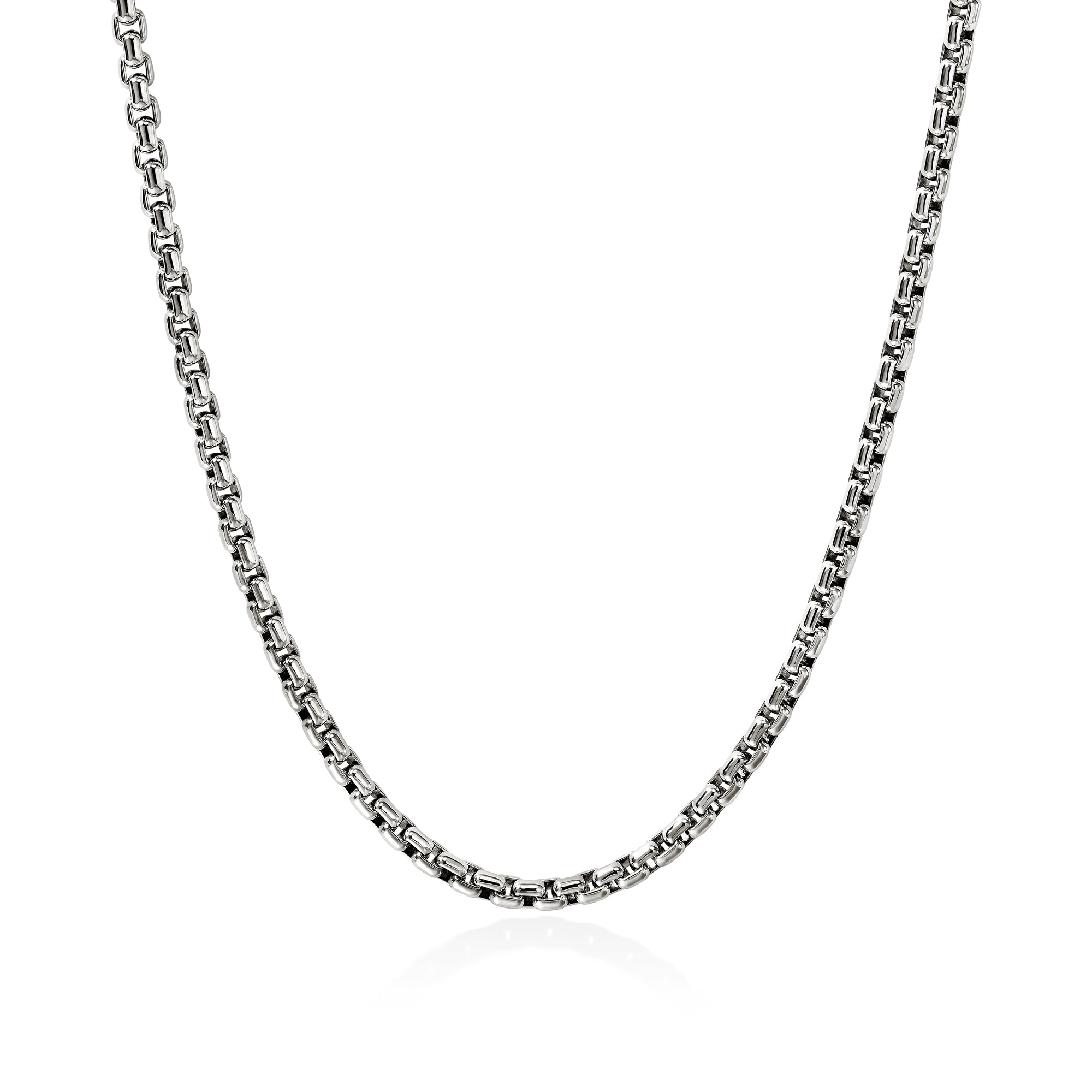 Box Chain Necklace, Sterling Silver, 4.8MM – John Hardy