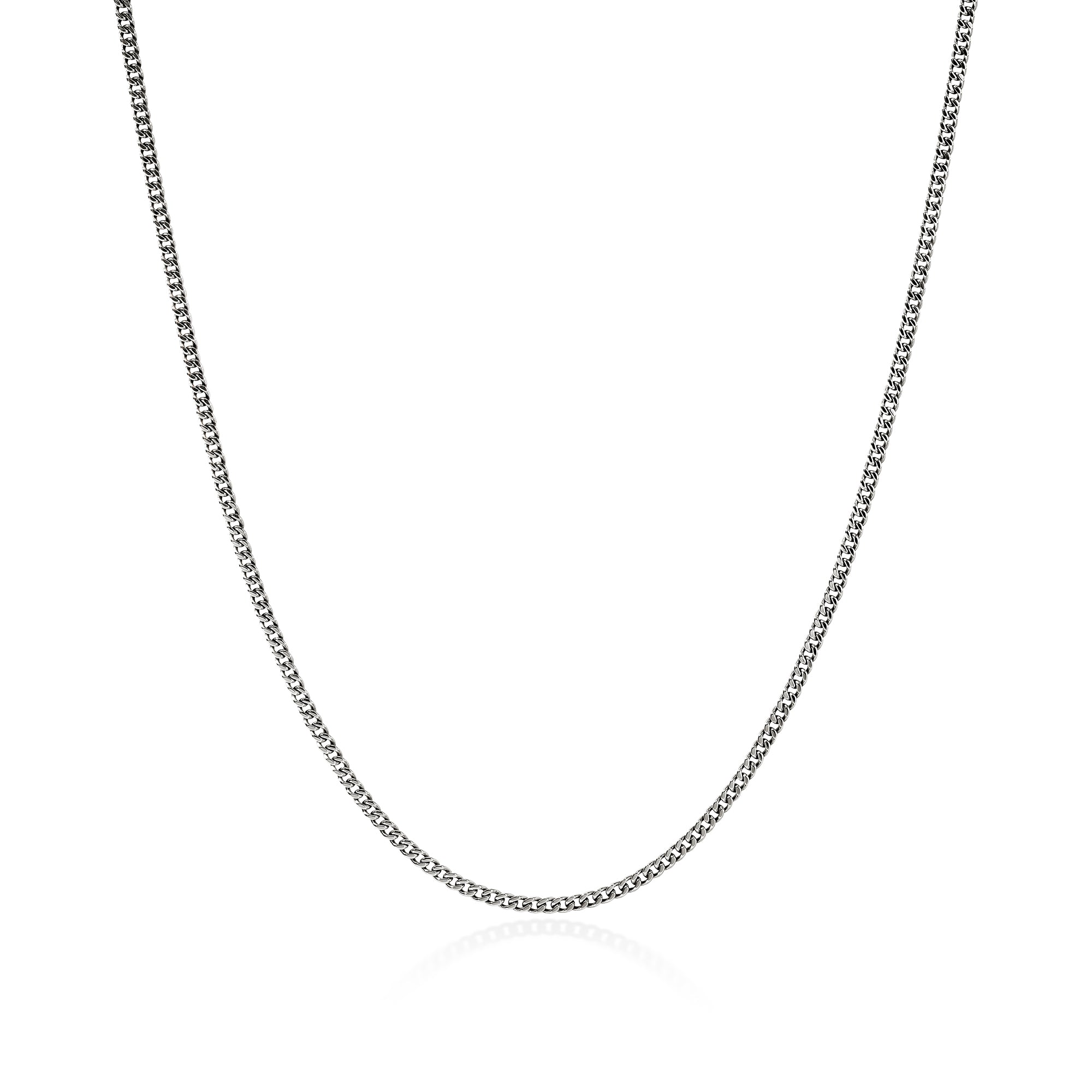 Curb Chain Necklace, Sterling Silver, 2.1MM – John Hardy