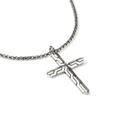 Icon 50 Cross Pendant Necklace, Sterling Silver|NM989477