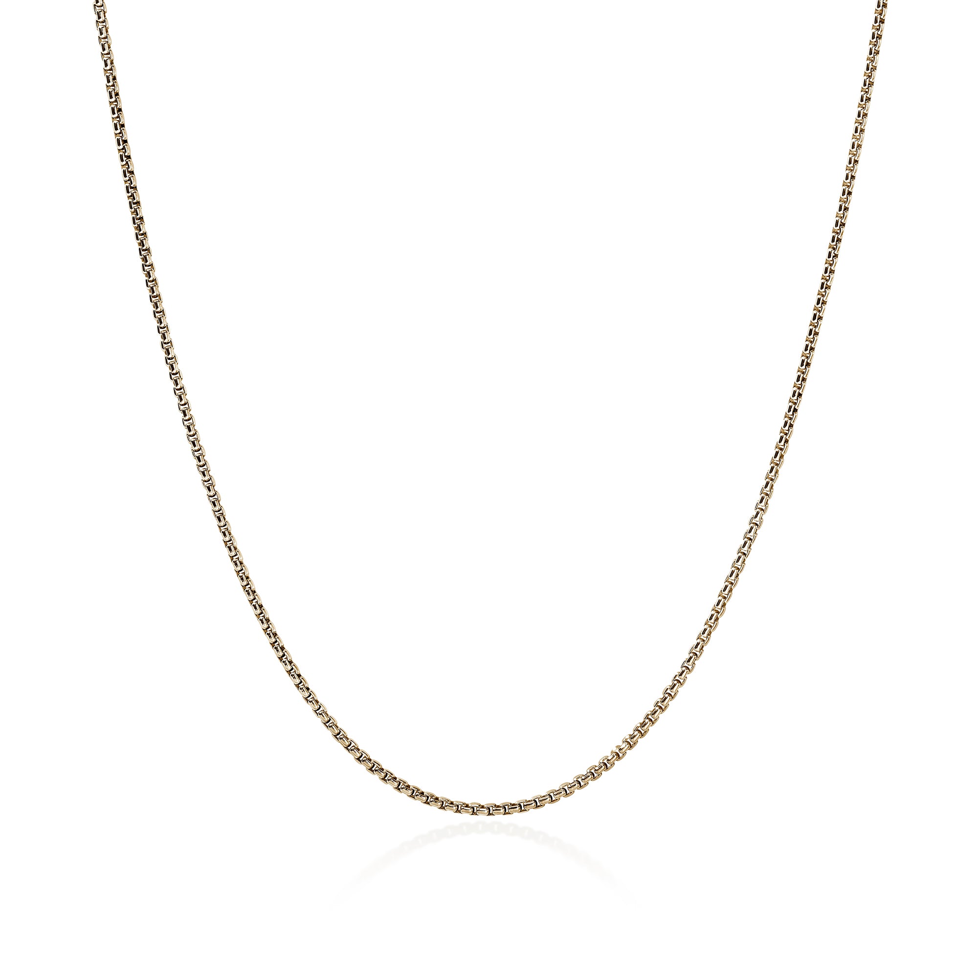 Box Chain Necklace, Gold, 1.6MM|NMGG98806 – John Hardy