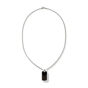 Tag Pendant Necklace, Sterling Silver|NMS9011321BON