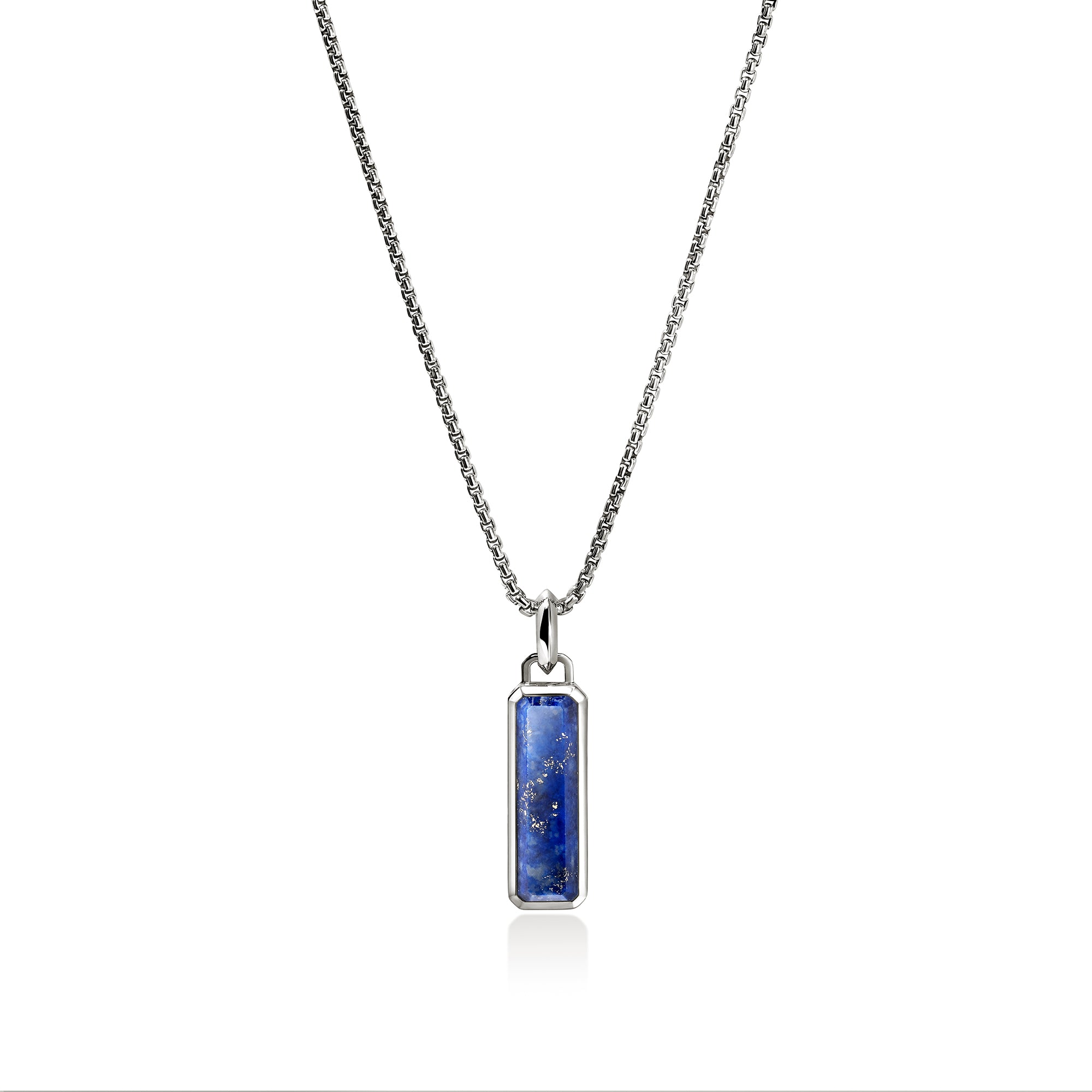 Lapis Lazuli Talisman Necklace, Sterling Silver|NMS988001LPZ