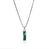 Malachite Talisman Necklace, Sterling Silver|NMS988001MH