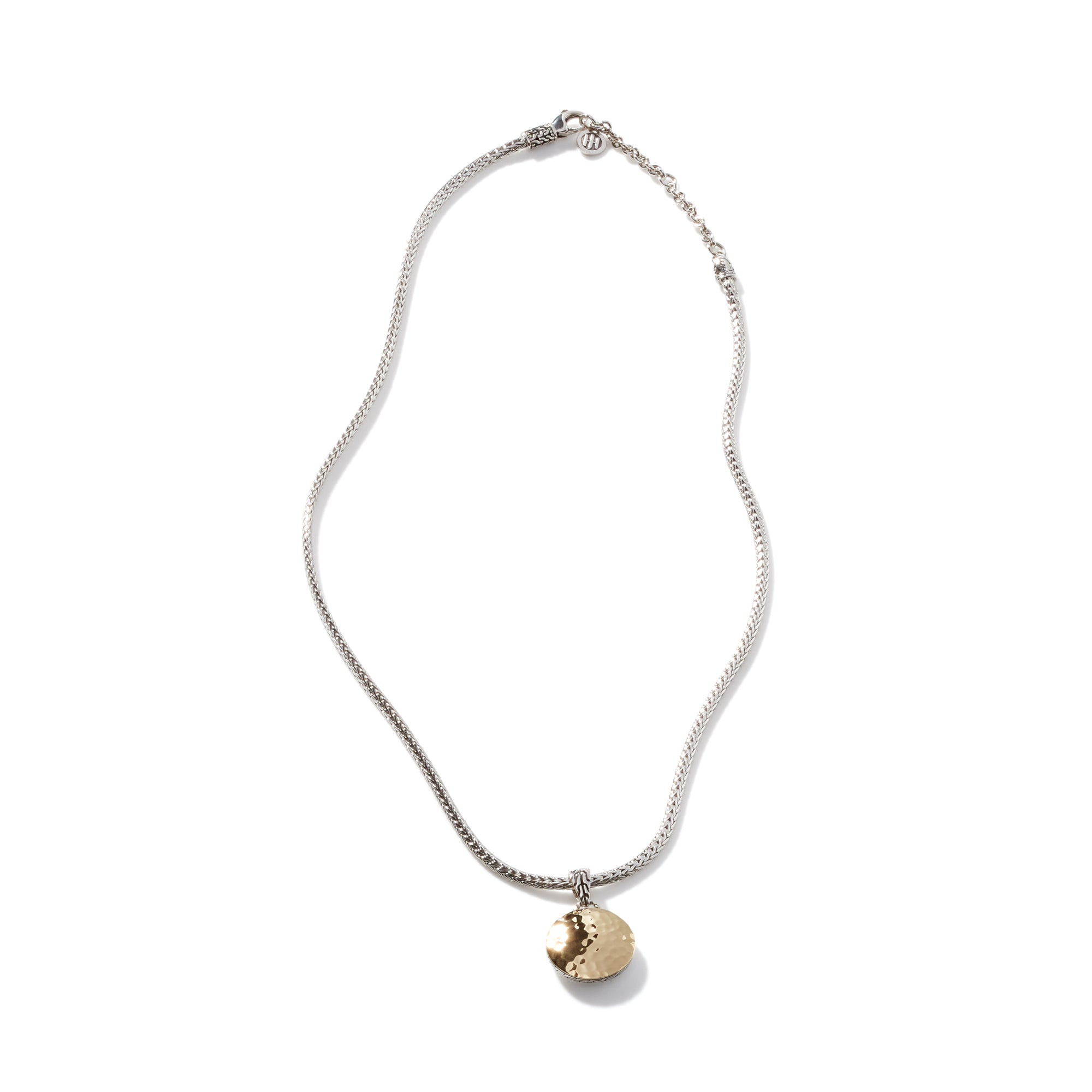 Palu Dot Pendant Necklace, Silver, Gold|NZ7158