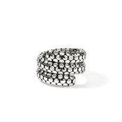 Dot Coil Ring, Sterling Silver|RB39246