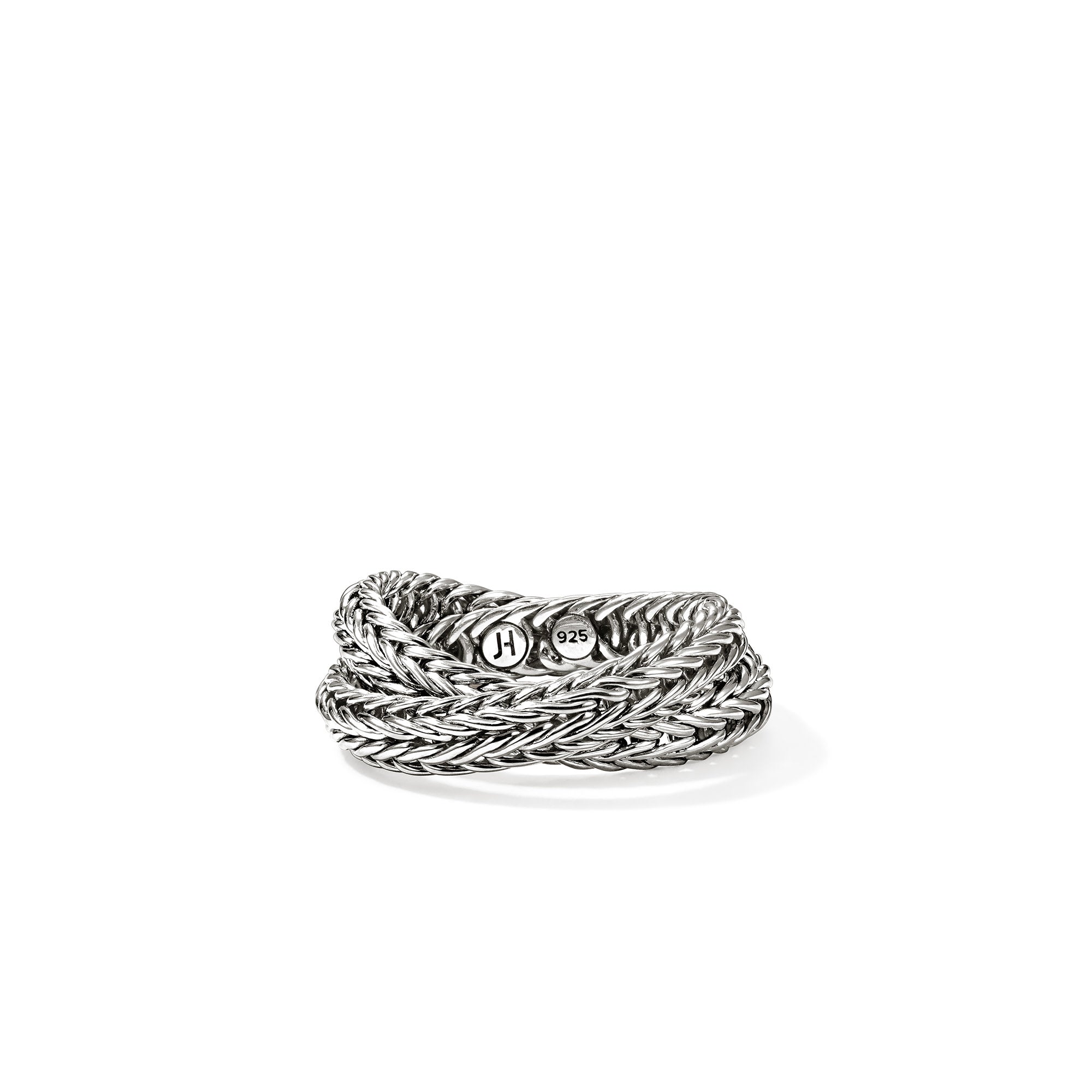 Icon Chevron Crossover Ring, Sterling Silver – John Hardy