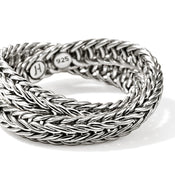 Icon Chevron Crossover Ring, Sterling Silver, 4.5MM|RB900825