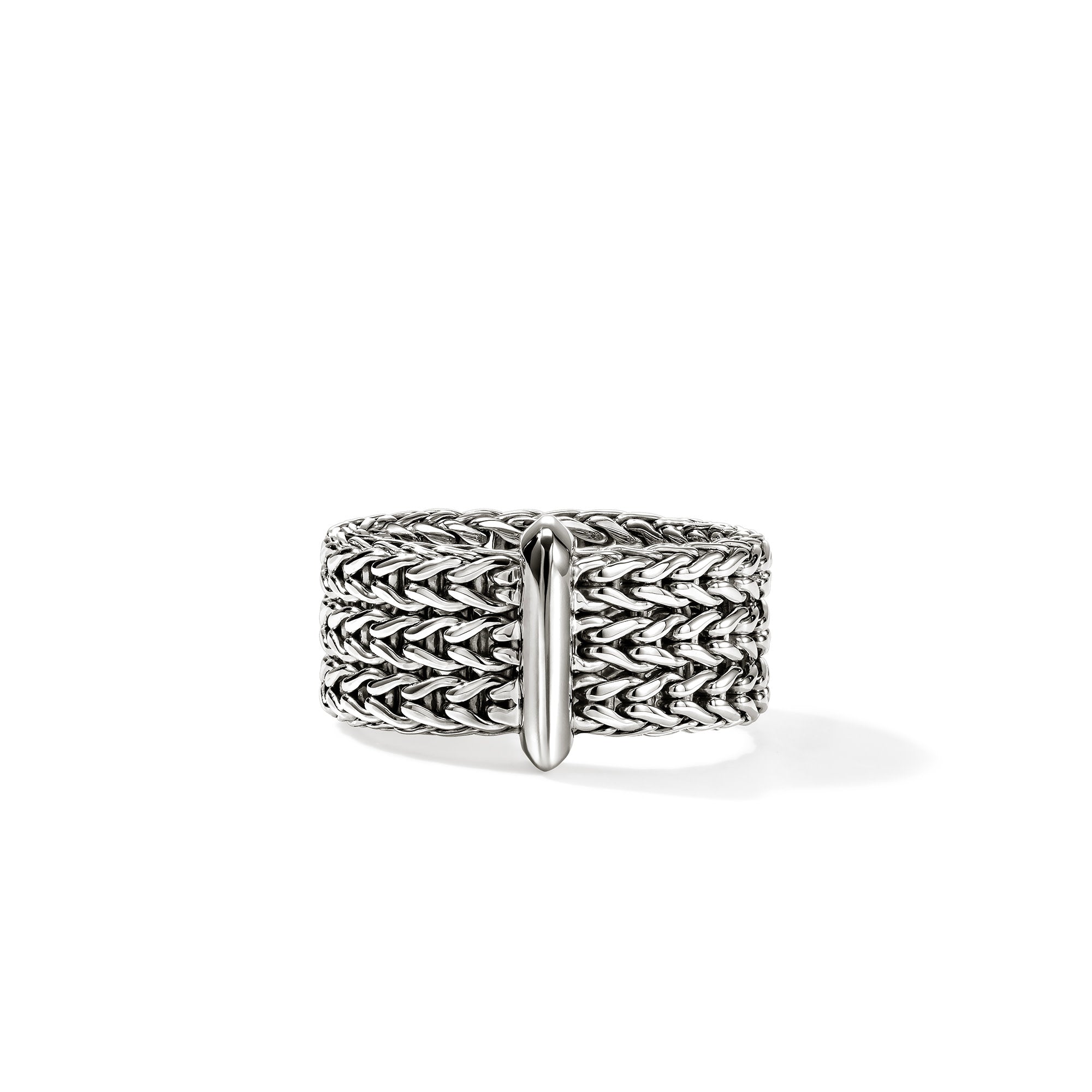 Icon Link Bar Ring, Sterling Silver, 9MM – John Hardy