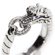Ring John Hardy Naga Ring, Sterling Silver, Diamonds|RBP601792BSPDI