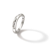 Ring John Hardy Surf Ring, Sterling Silver, Diamonds, Slim|RBP9011182DI