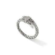 Ring John Hardy Spear Ring, Sterling Silver, Diamonds|RBP986802DI